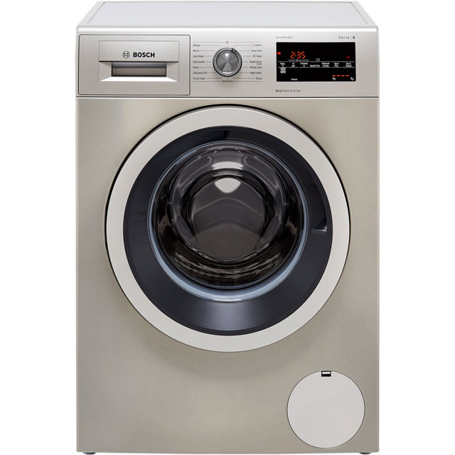Bosch Serie 6 WAT2840SGB 9Kg Washing Machine with 1400 rpm - Silver - A+++ Rated