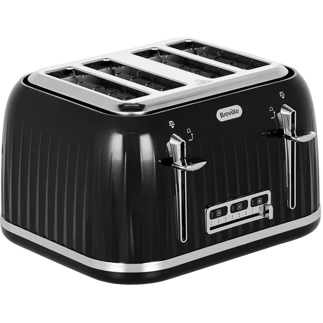 Breville Impressions Collection VTT476 4 Slice Toaster - Black