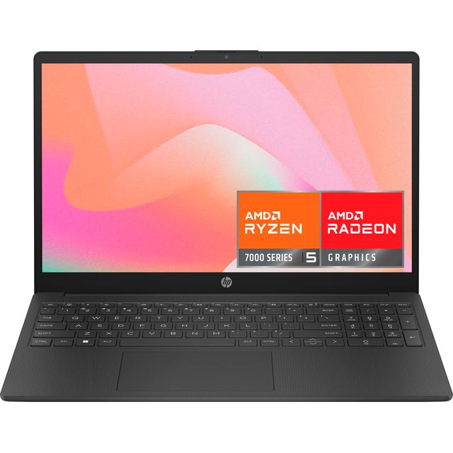 HP 15-fc0036na 15.6″ Laptop – AMD Ryzen™ 5, 512GB SSD, 8 GB RAM – Black