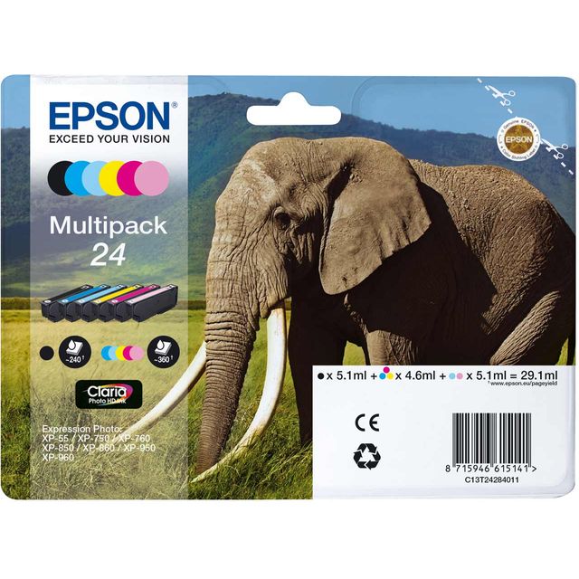 Epson Elephant Multipack 6-colours 24 Claria Photo HD Ink Cartridge Review