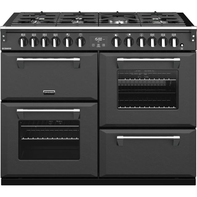 Stoves Richmond ST RICH S1100DF MK22 ANT 100cm Dual Fuel Range Cooker - Anthracite - A Rated