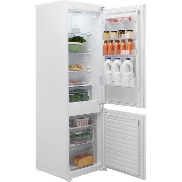 Candy BCBS172TK/N Integrated 70/30 Fridge Freezer with Sliding Door Fixing Kit - White - F Rated