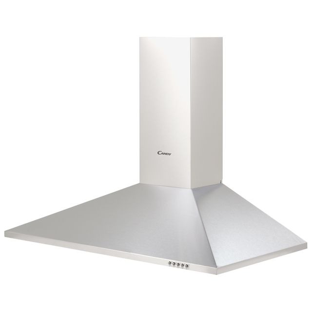 Candy CCE119/1X 90 cm Chimney Cooker Hood - Stainless Steel