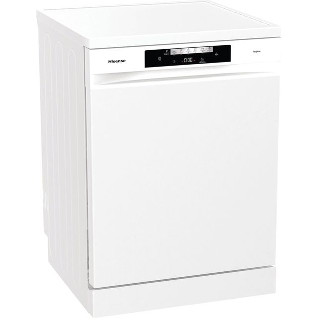 Hisense HS642D90WUK Standard Dishwasher – White – D Rated