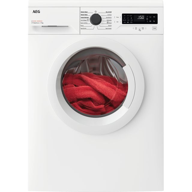 AEG 6000 Series LFX50844B 8kg Washing Machine with 1400 rpm - White - C Rated