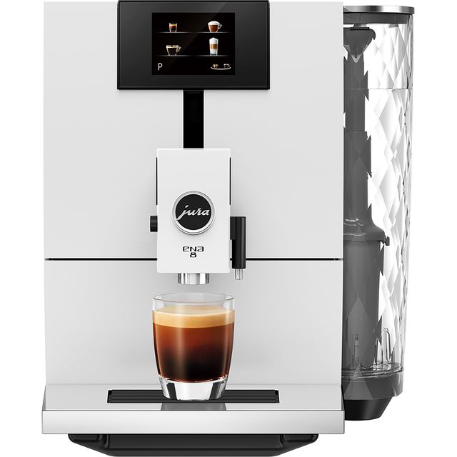 Jura ENA 8 15509 Wifi Connected Bean to Cup Coffee Machine - White