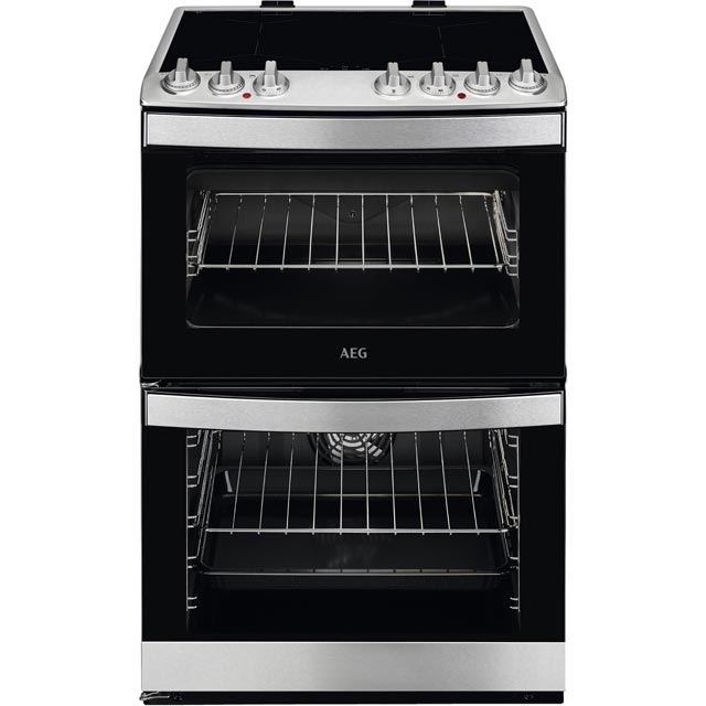 AEG CIS6700ACM 60cm Electric Cooker with Induction Hob - Stainless Steel - A/A Rated