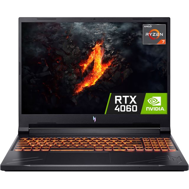 Acer Nitro V 16 ANV16-41 16 Gaming Laptop - NVIDIA GeForce RTX 3050, AMD Ryzen 7, 512GB SSD - Black