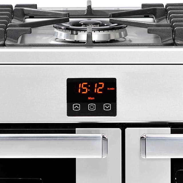 Belling CookcentreX90GProf 90cm Gas Range Cooker - Stainless Steel - CookcentreX90GProf_SS - 2