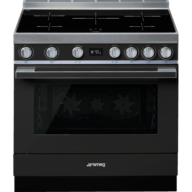 Smeg Portofino CPF9iPAN 90cm Electric Range Cooker with Induction Hob – Anthracite – A+ Rated