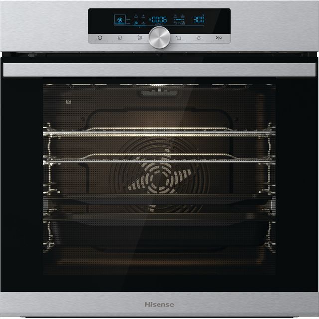 Hisense BSA65336PX Built In Electric Single Oven with Pyrolytic Cleaning - Stainless Steel - A+ Rated