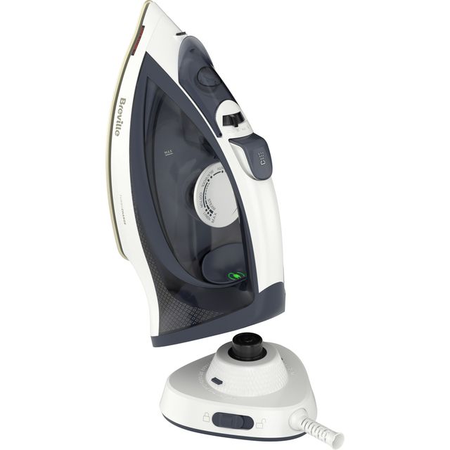 Breville Turbo Charge Cordless VIN439 Steam Generator Iron - White / Blue