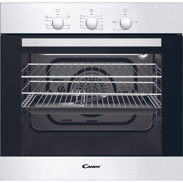 Candy OCGF12X Built In Gas Single Oven - Stainless Steel - A+ Rated