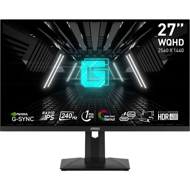 MSI G274QPX 27 Quad HD 240Hz Monitor - Black