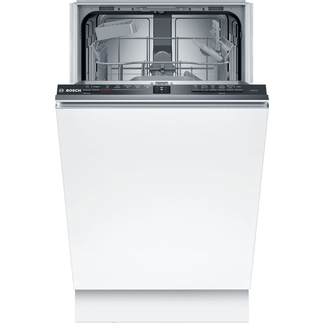 Bosch Series 2 SPV2HKX42G Wifi Connected Fully Integrated Slimline Dishwasher - Black Control Panel - E Rated