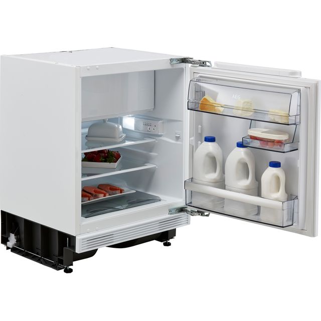AEG SFB682F1AF Integrated Under Counter Fridge with Ice Box - Fixed Door Fixing Kit - White - F Rated