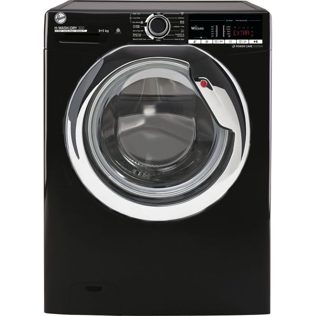 Hoover H-WASH 300 LITE H3DS4855TACBE Wifi Connected 8Kg / 5Kg Washer Dryer with 1400 rpm – Black – E Rated