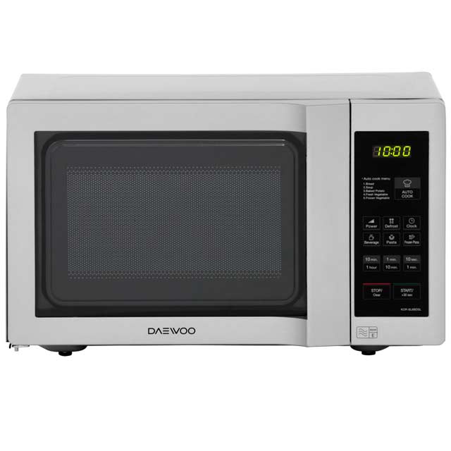 Daewoo KOR6L6BDSL 800 Watt Microwave Free Standing Silver New from AO