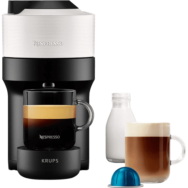 Nespresso by Krups Vertuo Pop XN920140 Pod Coffee Machine - White