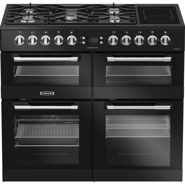 Leisure Cuisinemaster CS100F520K 100cm Dual Fuel Range Cooker – Black – A/A/A Rated