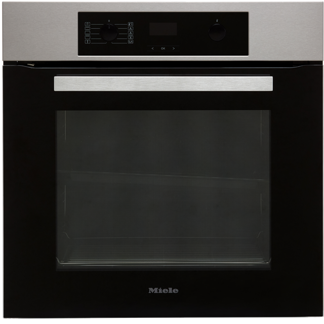 Miele H2265-1B Built In Electric Single Oven - Clean Steel - A+ Rated