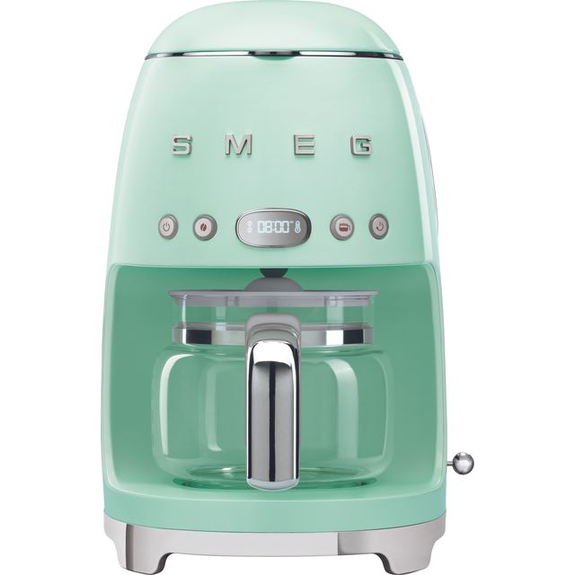 Smeg 50s Retro DCF02PGUK Filter Coffee Machine with Timer - Pastel Green