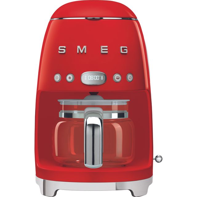 Smeg 50s Retro DCF02RDUK Filter Coffee Machine with Timer - Red