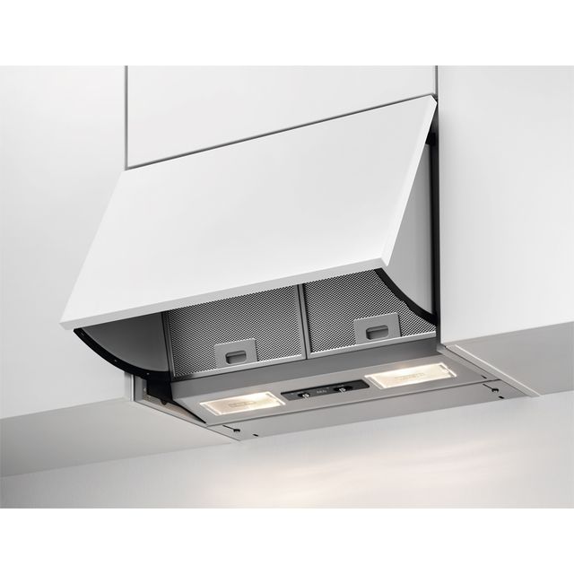 AEG DEB2631S 60 cm Integrated Cooker Hood - Silver Grey - D Rated
