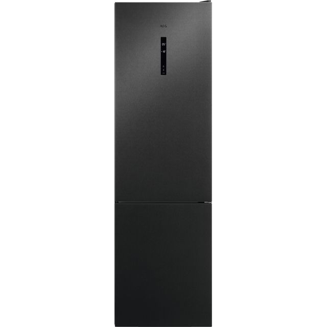 AEG 7000 UltraFresh+ RCB736E3MB 70/30 No Frost Fridge Freezer – Black / Stainless Steel – E Rated