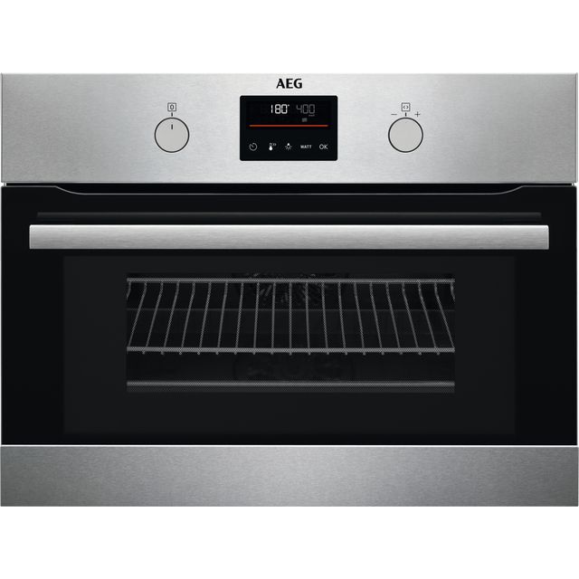 AEG 800 COMBIQUICK KMK365060M 46cm tall, 60cm wide, Built In Microwave - Stainless Steel