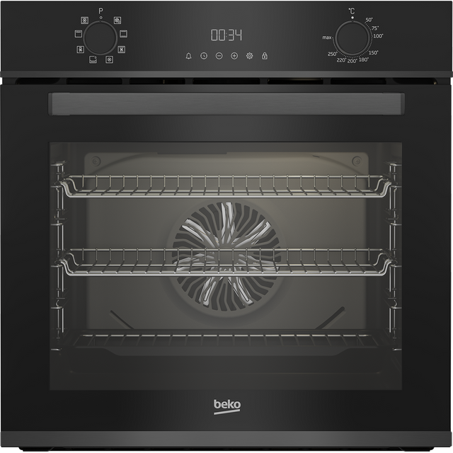 Beko AeroPerfect RecycledNet BBXIM17300DX Built In Electric Single Oven - Dark Steel - A Rated