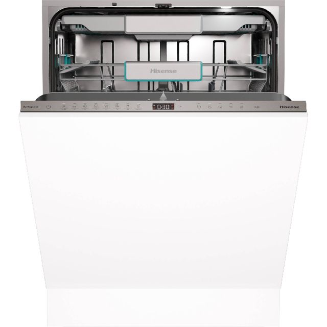 Hisense HV693A60UVADUK Wifi Connected Integrated Standard Dishwasher – Black Control Panel – A Rated