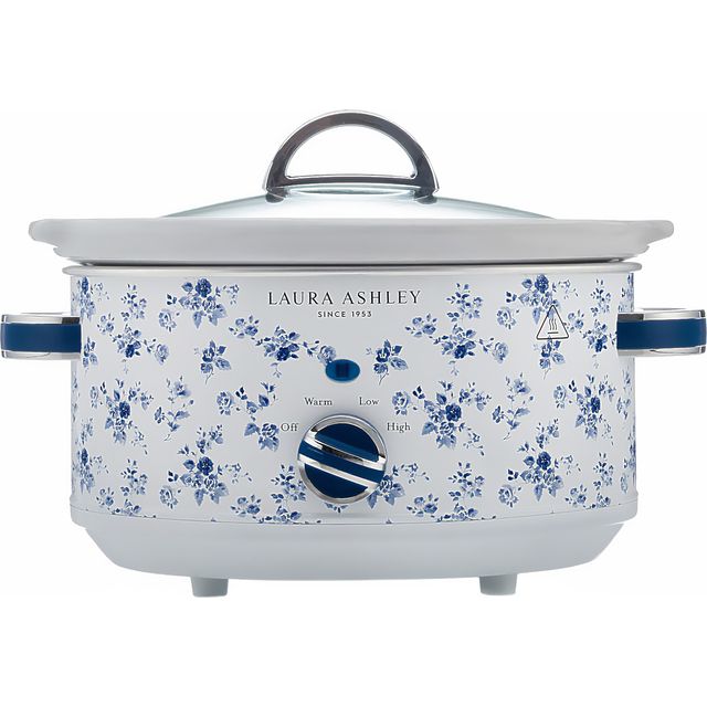 Laura Ashley VQSLWC3LLACR 3.5 Litre Slow Cooker - China Blue
