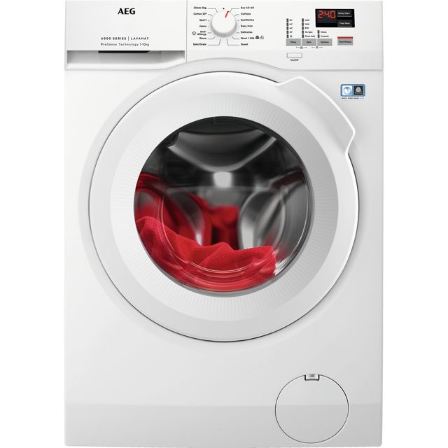 AEG ProSense Technology L6FBK141B 10kg Washing Machine with 1400 rpm - White - A Rated