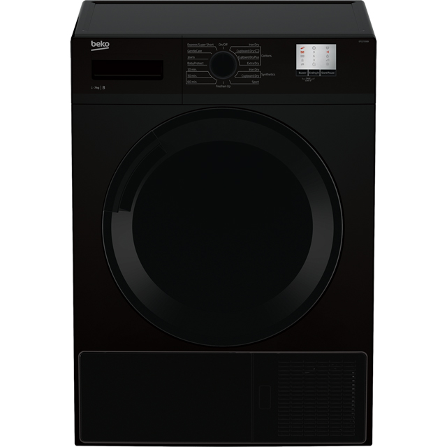 Beko DTGC7000B Free Standing Condenser Tumble Dryer in Black