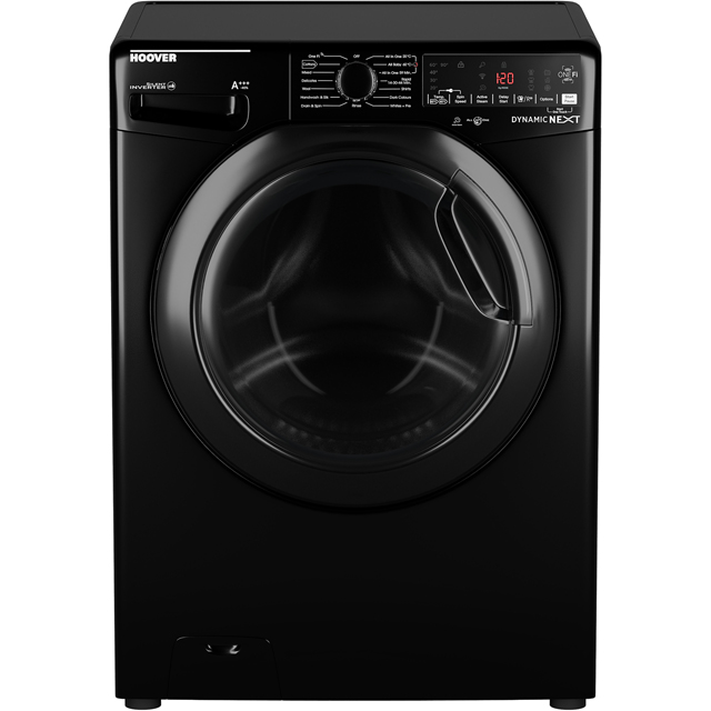 Hoover Dynamic Next DWOAD610AHF7B Wifi Connected 10Kg Washing Machine with 1600 rpm - Black - A+++ Rated - DWOAD610AHF7B_BK - 1