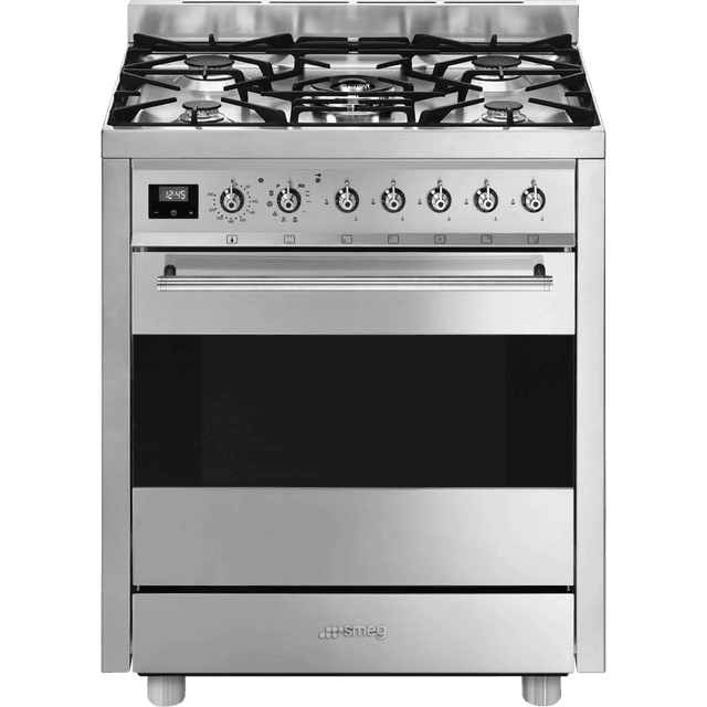 Smeg C7GPX9 Freestanding Dual Fuel Cooker - Stainless Steel - A Rated