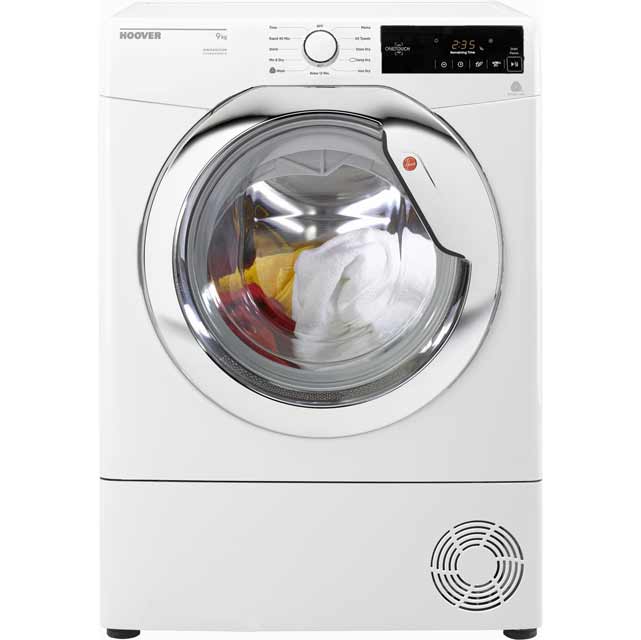 Hoover Dynamic Next DXC9TCG Free Standing Condenser Tumble Dryer in White