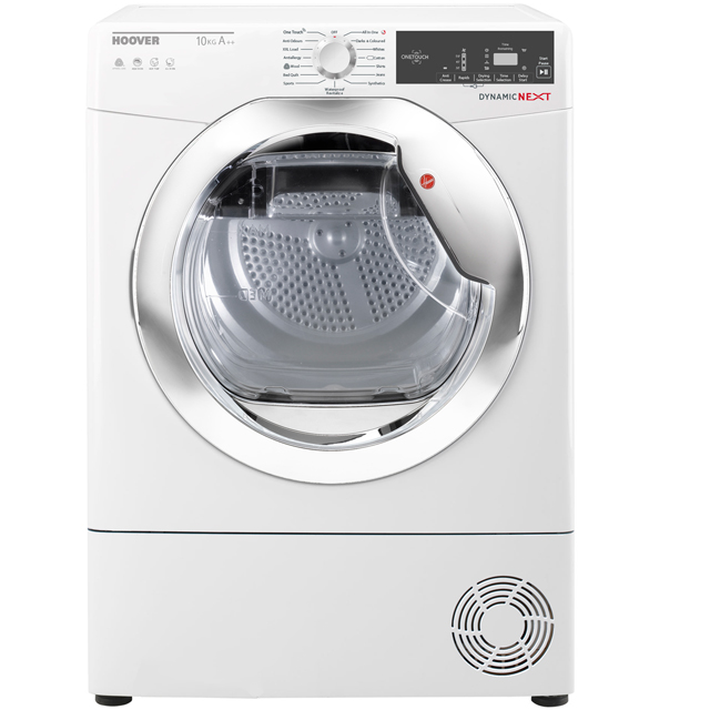 Hoover Dynamic Next DXH10A2TCE Free Standing Condenser Tumble Dryer in White