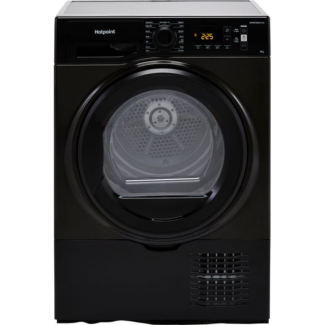 Hotpoint H3D81BUK Condenser Tumble Dryer - Black - H3D81BUK_BK - 1