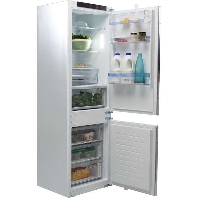 Bosch Series 4 KIN86VSE0G Integrated 60/40 Frost Free Fridge Freezer with Sliding Door Fixing Kit – White – E Rated