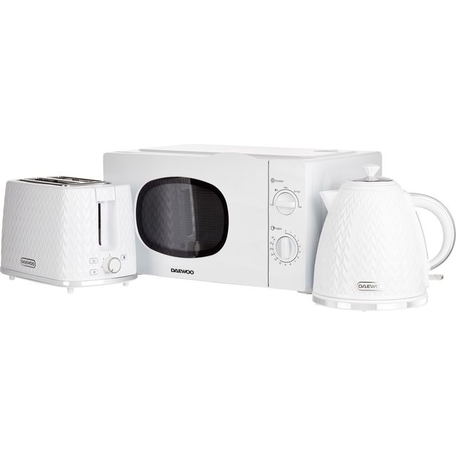 Daewoo Argyle Collection SDA2575 Freestanding Microwave - White