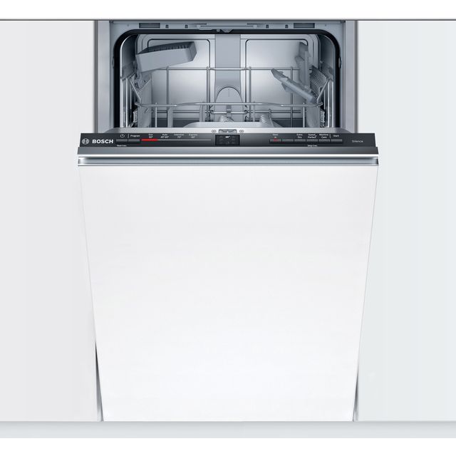 Bosch Serie 2 SRV2HKX39G Fully Integrated Slimline Dishwasher - Black Control Panel - E Rated