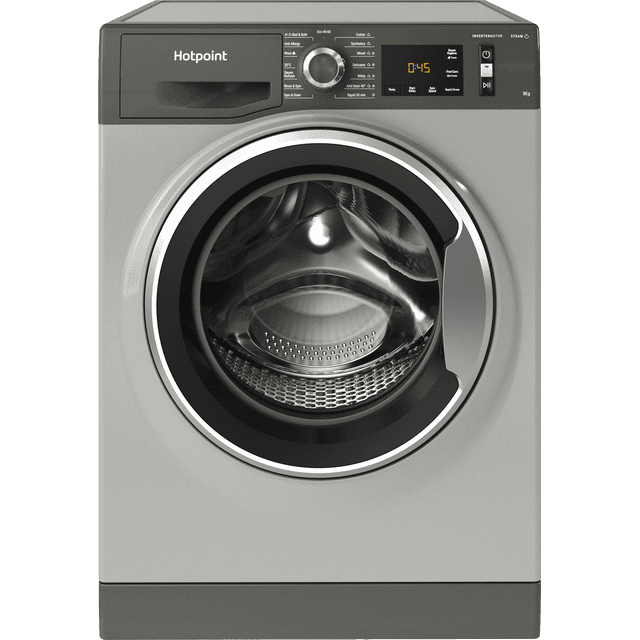 Hotpoint ActiveCare NM11946GCAUKN 9kg Washing Machine with 1400 rpm – Graphite – A Rated