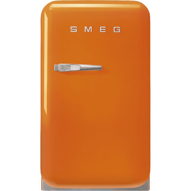 Smeg Right Hand Hinge Mini Bar FAB5ROR5 Fridge - Orange - D Rated