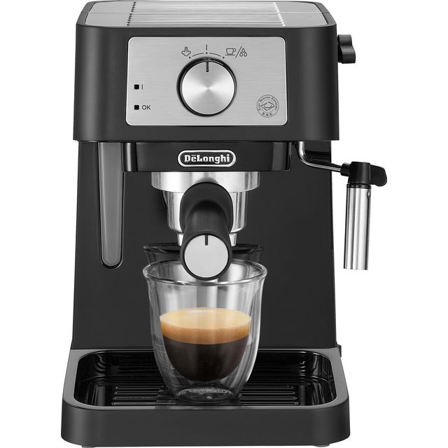 DeLonghi Stilosa Traditional Pump EC260.BK Espresso Coffee Machine - Black / Silver