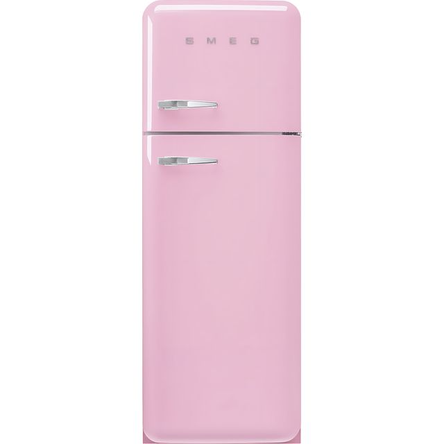 Smeg Right Hand Hinge FAB30RPK5UK 70/30 Fridge Freezer - Pastel Pink - D Rated