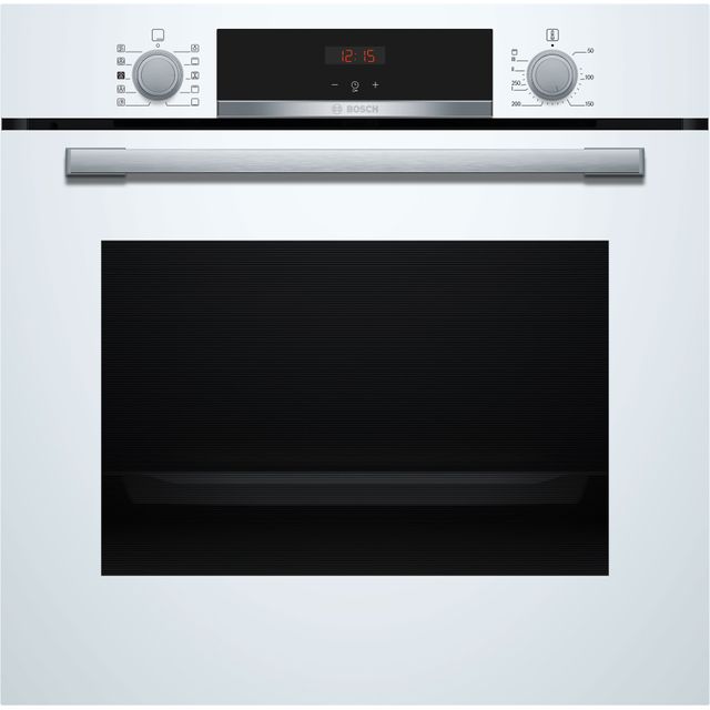 Bosch Series 4 HQA534BW3B Built In Electric Single Oven – White – A+ Rated