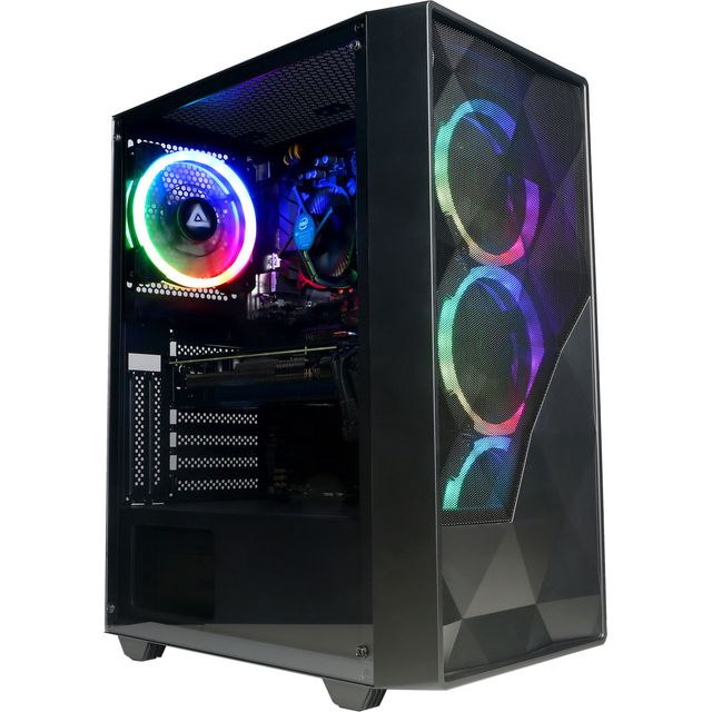 Cyberpower AO010901 Gaming Tower - AMD Ryzen 5, 480 GB SSD - Black