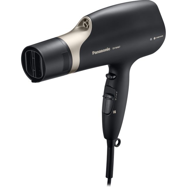 Panasonic EH-NA67 nanoe Hair Dryer for Preventing Hair Damage While Protecting Scalp, Champagne Gold